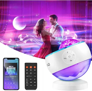 Projekční technika PROJEKTOR NOČNÍ OBLOHY PLANETÁRIUM PROJEKTOR OBLOHY NOČNÍ LAMPA BLUETOOTH REPRODUKTOR