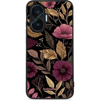 Pouzdro na mobilní telefon Lesklý kryt Mobiwear Glossy - Xiaomi POCO F7 - G170G Fialová kvítka (Prémiové lesklé pouzdro, obal, kryt Mobiwear Glossy na mobil Xiaomi POCO F7 - G170G Fialová kvítka, materiál Plast + TPU silikon - krytí po všech stranách, neošoupatelný potisk, tenké)