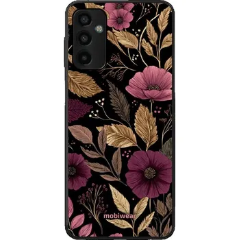 Pouzdro na mobilní telefon Lesklý kryt Mobiwear Glossy - Samsung Galaxy M23 5G - G170G Fialová kvítka (Prémiové lesklé pouzdro, obal, kryt Mobiwear Glossy na mobil Samsung Galaxy M23 5G - G170G Fialová kvítka, materiál Plast + TPU silikon - krytí po všech stranách, neošoupatelný)