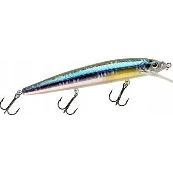 Umělá nástraha Štíhlý wobler na candáty a štiky STRIKE PRO Alpha Minnow Plovoucí 11,5 cm A210