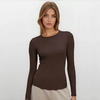 Pánské oblečení UNDERSCRUBS LÉKAŘSKÉ TRIČKO, HNĚDÉ SPODNÍ TRIČKO - MODEL UW001 VELIKOST XS