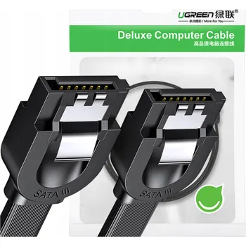 Datový kabel SATA kabel UGREEN US217 0,5 m (černý)