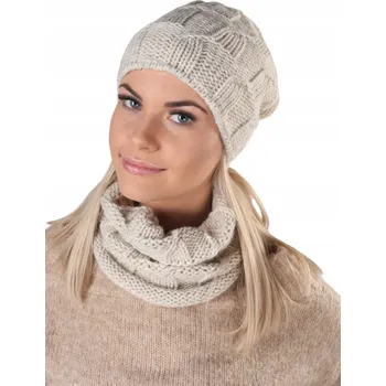 Nákrčník Mikos Polský komplet čepice nákrčník šátek tunel 686