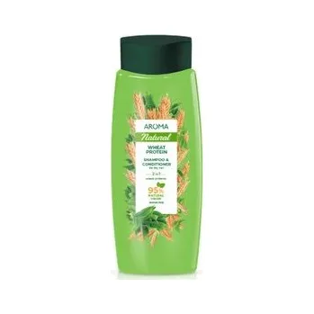 Nestandardní parfém Šampon a kondicionér 2 v 1 na suché vlasy Pšeničný protein Aroma 400 ml