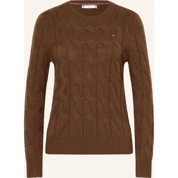 Dámský svetr Tommy Hilfiger Dámský Svetr, tmavě hnědá, 40