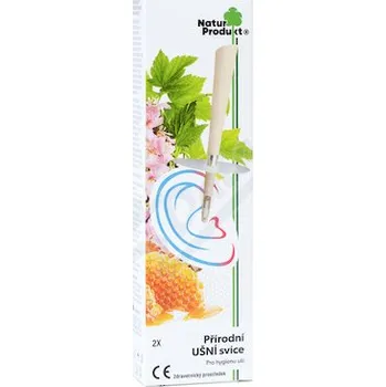 Naturprodukt Přírodní ušní svíce 2ks