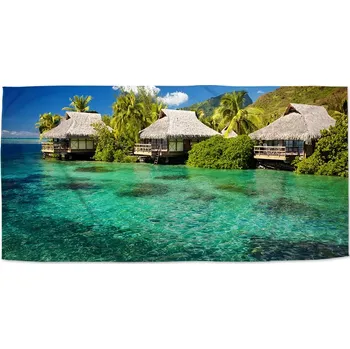 Osuška Sablio Ručník Chatky na moři - 50x100 cm