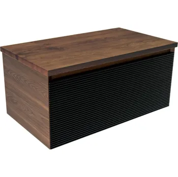 Nábytek Koupelnová skříňka s krycí deskou Naturel Monza 79x30x45 cm ořech mat MONZA80BN