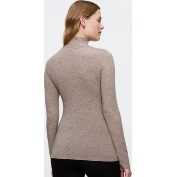 Beauty Layers Top LSL Turtleneck 04 - BROWN - TRIUMPH BROWN - TRIUMPH S