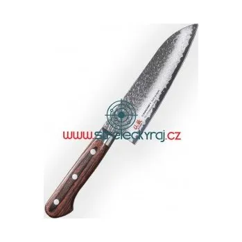 nůž Santoku 165 mm Suncraft Senzo Universal Tsuchime Damascus