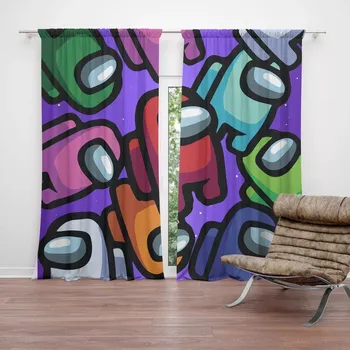 Závěs Sablio Závěs AMONG US Levitující: 2ks 140x250cm