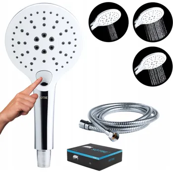 Sprchová hlavice Sprchová Hlavice s hadicí pod sprchu do vany, bílá, sada SOTBE