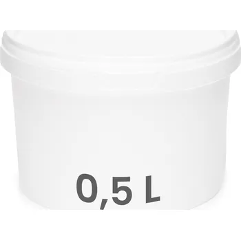 Dóza na potraviny Garronda Kbelík s víkem 0,5 L na potraviny, bílý kbelík SADA 10 kusů