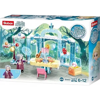 ostatní stavebnice Sluban Dívčí sen B0893 Zimní komnata Stavebnice 107 ks