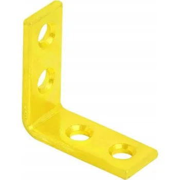 Tesařské kování Mark KMB 1 Úhelník nábytkový 25x25x10x2mm