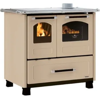 Sporák na tuhá paliva La Nordica Family 4,5 caramello