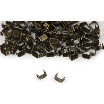 Zip Koncovka na spirálový a kostěný zip No 3 dolní staromosaz 50 g