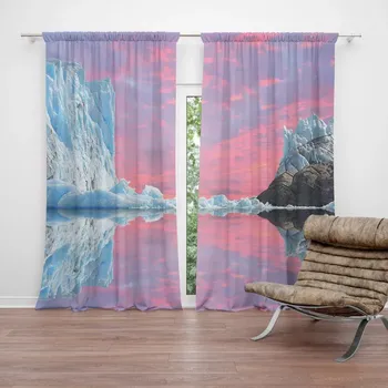 Závěs Sablio Závěs Ledovec: 2ks 140x250cm