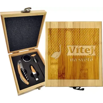 Víno Sablio Dárková sada na víno Vítej na světě: 147×168×49 mm