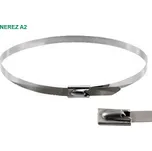 Stahovací pásek se sponou NUPS 4,6x260mm (50ks) NEREZ A2