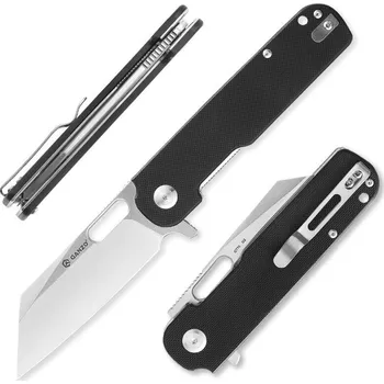 Ganzo® Zavírací nůž G770B Ganzo®, Barva: Černá, Varianta: Stříbrná čepel – Satin
