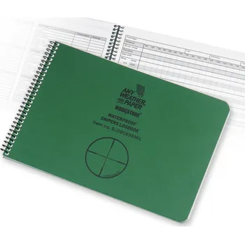 Zápisník Modestone® Voděodolný zápisník pro odstřelovače Modestone®, Barva: Camo green