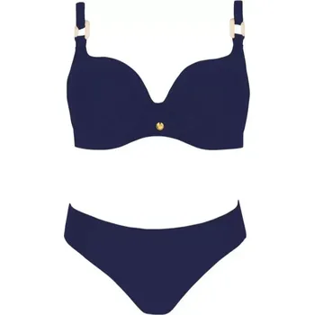 Dámské plavky Dámské plavky Kefalonia s push-up košíčky, tmavě modrá 38F