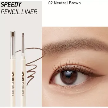 Přípravek na oči Peripera - Speedy Pencil Liner - #02 Neutral Brown