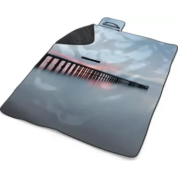 deka Sablio Plážová deka Molo s červánky: 200x140 cm