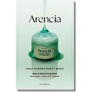 Pleťová maska Arencia - Holy Hyssop Sheet Mask 27ml