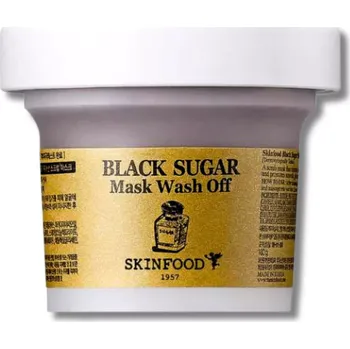 Pleťová maska Skinfood - Black Sugar Mask Wash Off 120g