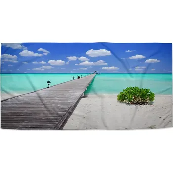 Osuška Sablio Ručník Molo na pláži - 50x100 cm