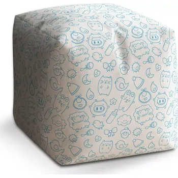 Taburet Sablio Taburet Cube Kreslení: 40x40x40 cm