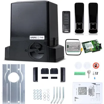 Pohon brány Sada Delta 2 SMART GSM - FAAC 740 (Wi-Fi+LTE+BLE) pro 500kg posuvné brány