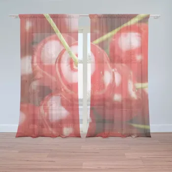 Záclona Sablio Záclony Třešně: 2ks 150x250cm