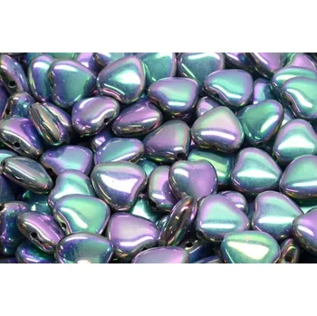 Korálek Korálky srdíčka č.5966 (10x10mm)