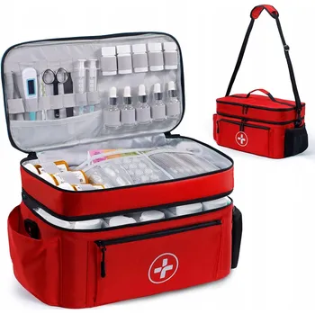 Lékárnička LÉKAŘSKÁ TAŠKA ZÁCHRANÁŘSKÁ PRO PRVNÍ POMOC ORGANIZÉR