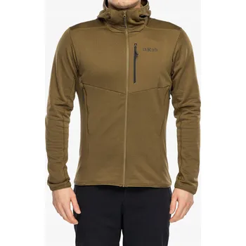 Pánské oblečení Mikina s kapucí Rab Ascendor Hoody - oak L