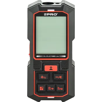 Měřící laser LASEROVÝ DÁLKOMĚR DL-DUO160LITE 160m USB-C S FUNKCÍ SLEDOVÁNÍ A LCD DISPLEJEM, OBOUSTRANNÝ PRO