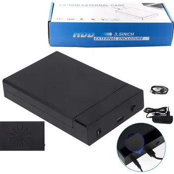 Externí box pro 3,5" SSD/HDD disk, USB 3.0, SATA