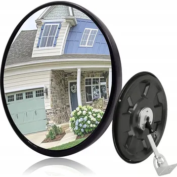 Zrcadlo ZRCADLO KONVEXNÍ SILNIČNÍ OBCHODNÍ SFÉRICKÉ NEROZBITNÉ 30 cm ÚCHYT