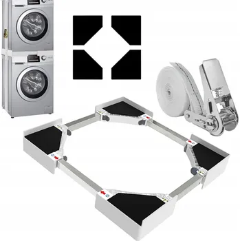 UNIVERZÁLNÍ SPOJOVACÍ PRVEK PRO PRAČKU A SUŠIČKU S POLICÍ, NASTAVITELNÁ VELIKOST 46-72 CM