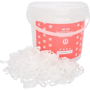 Imperial Riding Gumičky do hřívy Profi-Box Imperial Riding, 400 g, bílé