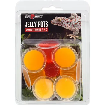 Krmivo pro terarijní zvíře Repti Planet Jelly Pots krmivo v želé pro plazy a hmyz 8 ks
