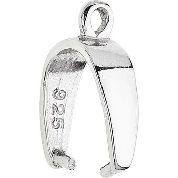 Náušnice Evolution Group Stříbrná šlupna s rhodiem na náušnice P0041