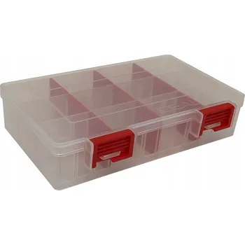 Umělá nástraha REDBASS Ideal Box krabička na nástrahy červená L