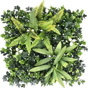 umělá květina Panel na zeď Umělá rostlina Tropical Basic 38x38cm