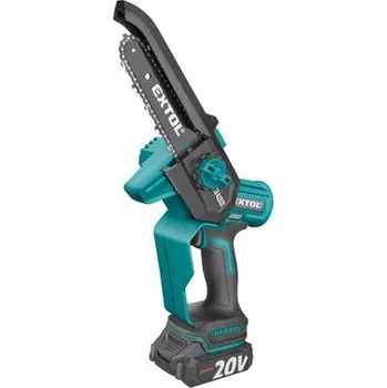 Motorová pila Pila řetězová aku jednoruční share20v, 13cm, brushless, 2ah EXTOL INDUSTRIAL 8791922