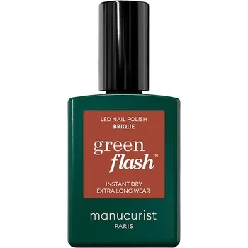 Lak na nehty manucurist-Paris Nehty Lak-na-nehtyGreen FlashLED gelová barva na nehty Brique 15 ml (25&nbsp;132,00 Kč / 1 l)