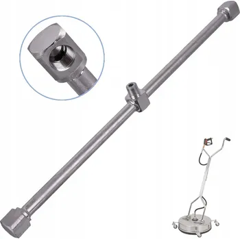Příslušenství pro vysokotlaký čistič Otočné rameno pro čistič ploch T-racer 18" INOX 410mm GZ 1/4" - GW 1/4" 350 bar